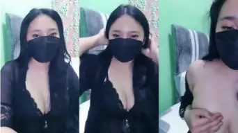 Live Zahra Black Lingerie Sexy Binal