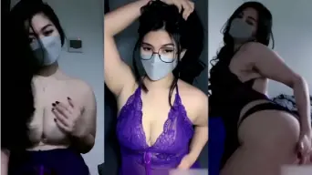 Zara Gladys Lingerie Ungu Ebot
