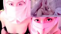 Jilbab Putih Doggy Style