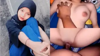 Pacar Hijab Baru Pertama Kali Ngentot
