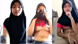 VCS Aisyah ABG Hijab Baju Merah