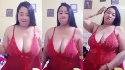 Mami Vindi HOT Live Lingerie Merah