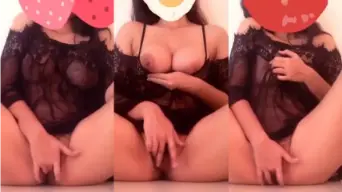 Si Cantik Busana Transparan Pingin Ngentot