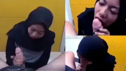 TKW Hijab Sepong Kontol Gede