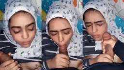 Crotin di Muka Cewek Arab Jilbab