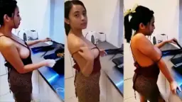 Miera Masak Sambil Pamer Uting